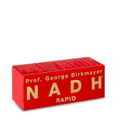 PROF. GEORGE BIRKMAYER NADH Rapid Energy | 60 Lozenges with 20mg of Stabilised NADH | Prof Birkmayer
