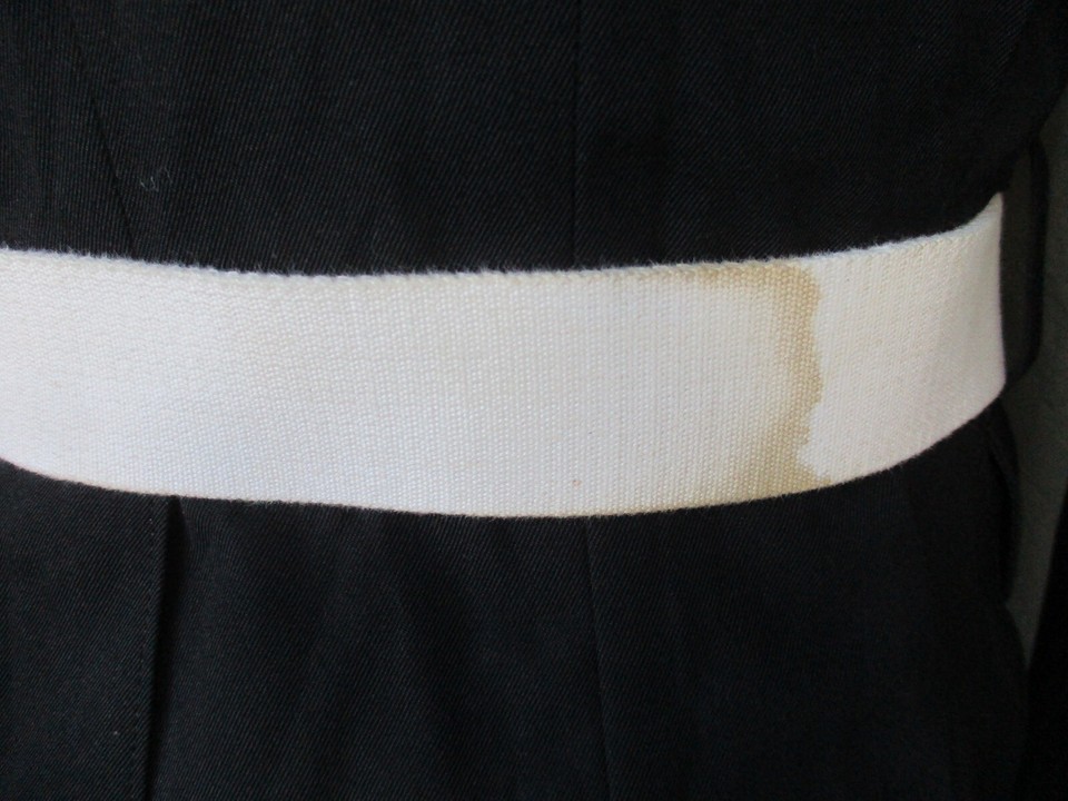 USMC Dress Blue Jacket with Waist Belt & NCO EGA Buckle, size 41 Long