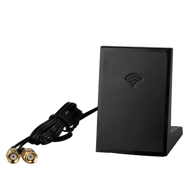 PC Dual Band WiFi Antenna 6dBi Swivel Panel Magnetic Base RP-SMA Extension Cable