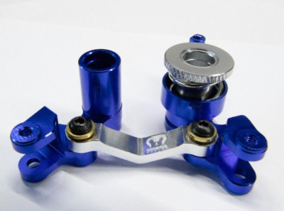 CR-BL Blue Aluminum Steering Bellcrank fits Traxxas 4x4 Slash Stampede Rustler
