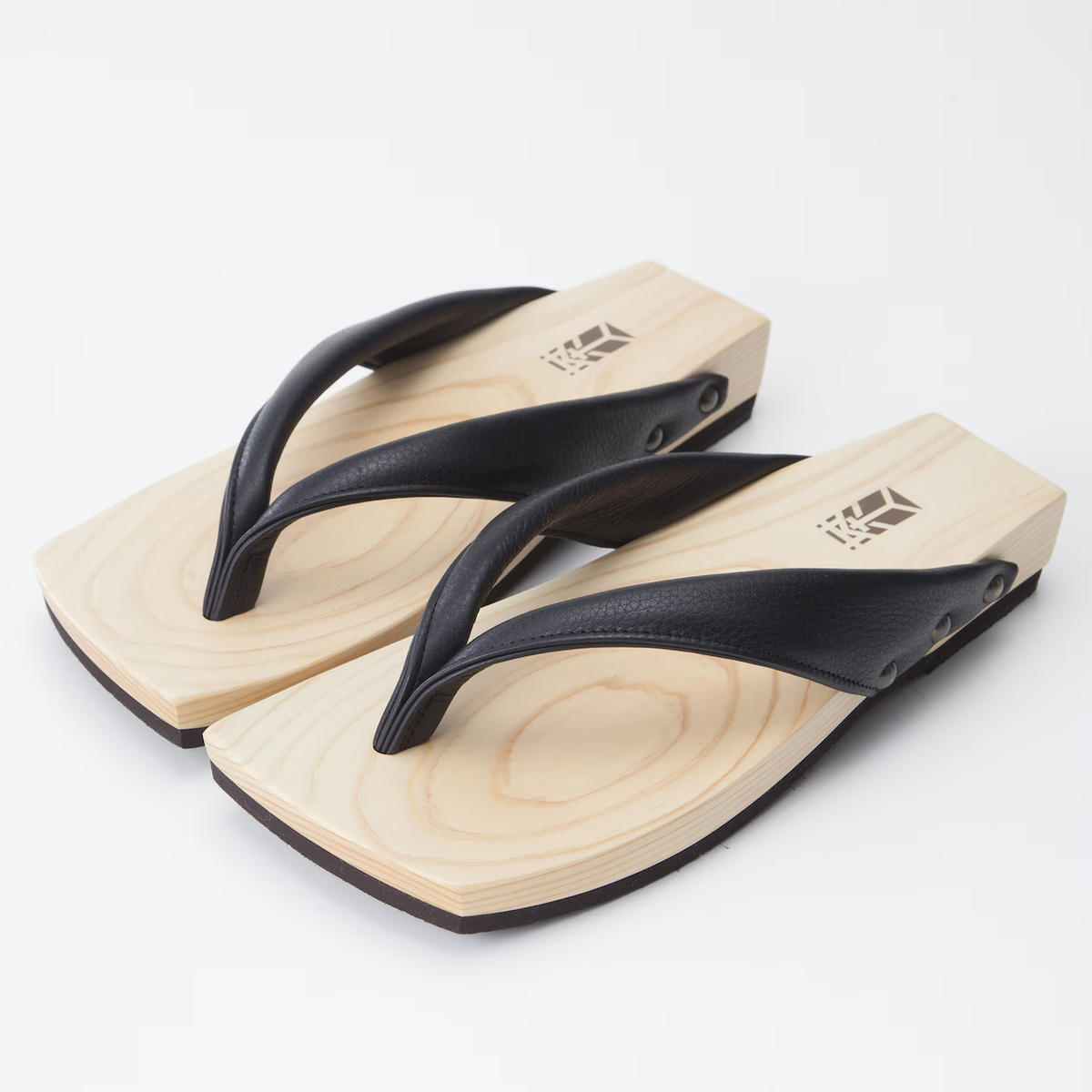 MUJI x mizutori Geta Sandals Japan Wooden Clogs Smoth
