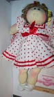 XAVIER SOFT SCULPTURE CABBAGE PATCH doll SUNNY BROOKE   RARE handsigned  1994