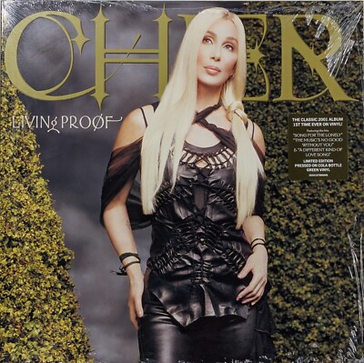 CHER Living Proof  SEALED limited edition Cola Bottle Green Vinyl LP