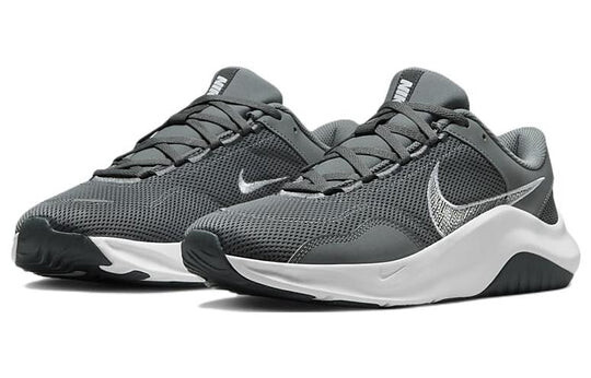 NIKE LEGEND ESSENTIAL LOW RUNNING TRAINERS SPORTS MEN SHOES GREY