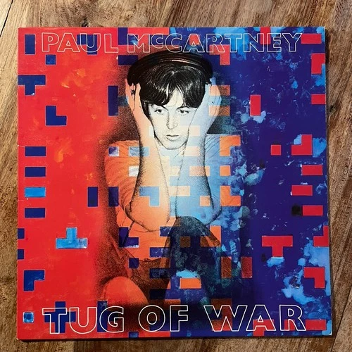 PAUL McCARTNEY - TUG OF WAR   EX/EX VINYL LP / LYRIC INNER / FIRST PRESSING