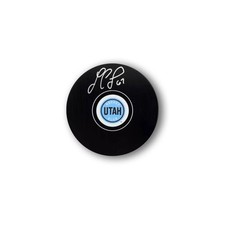 Lawson Crouse Autographed Utah Hockey Club Hockey Puck