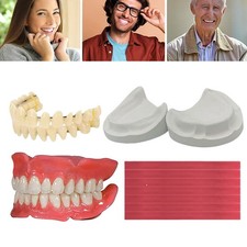 Denture Repair Kit for Missing Teeth, Soft False Teeth Resin Dental Kit