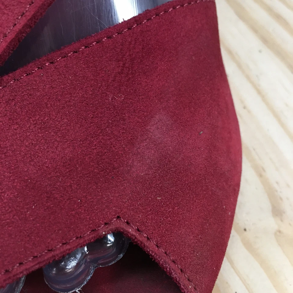 Sandalias Arche para mujer 39 Obibbi con cordones granate punta abierta informales tacones en bloque Foto 4 de 4