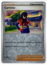 Pokemon Prismatic Evolutions Reverse Holo 103/131 Carmine