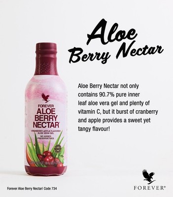 Forever Living Aloe Berry Nectar Gel 3 Bottles, Urinary Health Preservative