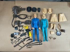 Marx Johnny West Jane West and General Custer Action Figure w Accessories