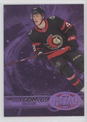 2021 Skybox Metal Universe Purple Spectrum Jacob Bernard-Docker Rookie RC 5d9