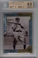 2003 Donruss Team Heroes Stat Line #417 Honus Wagner /61 BGS (Only 1 Graded)