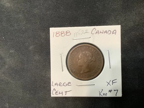 Canada 1888 Large Cent XF Nice Coin. #11522