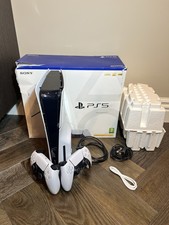 Sony PlayStation 5 Ps5 Slim Disc Edition Console With 2 Controllers Boxed