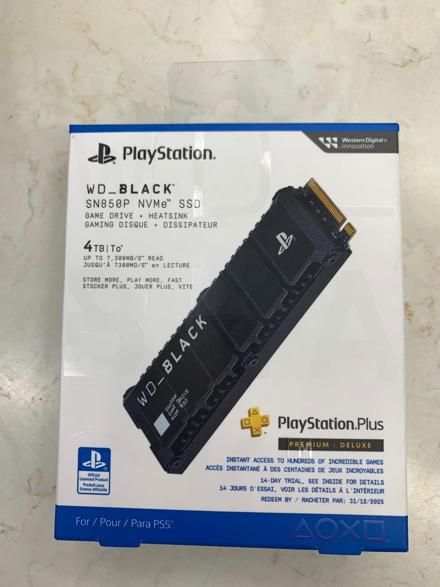 WD_BLACK 4TB SN850P NVMe SSD for PS5 Consoles | eBay