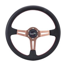 13.8350mm Racing Steering Wheel Grip Pu Leather Aluminum Alloy Spoke Gold 13.8350mm Racing Steering Wheel Grip Pu Leather Aluminum Alloy Spoke Gold