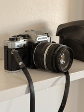 Olympus Om 10 Camera with Lens Comes With Case And Film Holder On Case