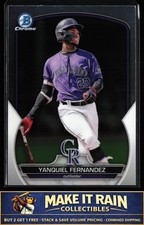 Yanquiel Fernandez 2023 Bowman Chrome Prospects #BCP-30 Rockies Prospect