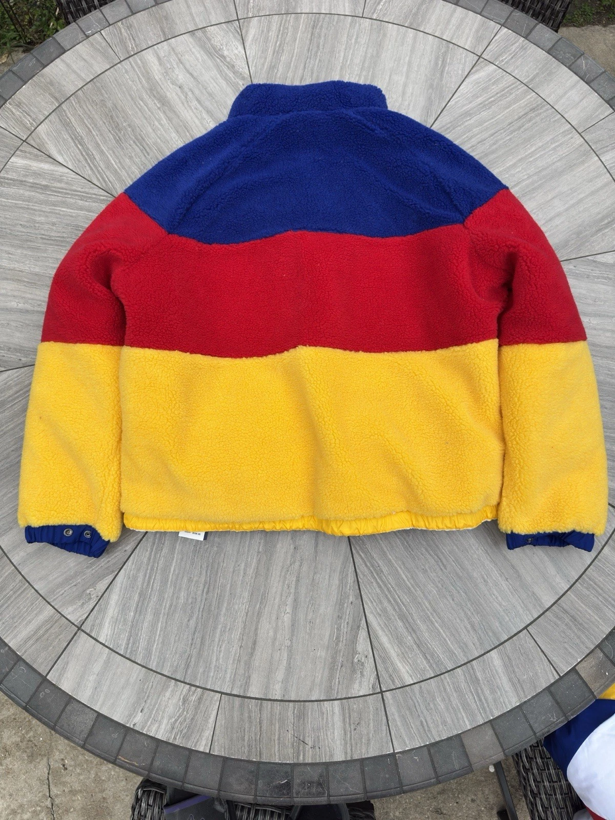 Polo Ralph Lauren Sun Valley Colorblock Sherpa Full Zip Puffer Jacket M - product detail image 12