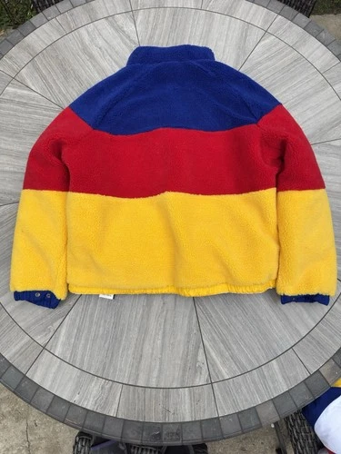 Polo Ralph Lauren Sun Valley Colorblock Sherpa Full Zip Puffer Jacket M image 12