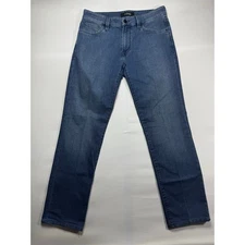 34 Heritage Men's Courage Mid-Rise Straight Leg Blue Denim Jeans - 34x34 (33x31)