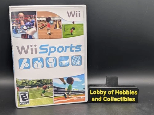 Wii Sports ( Nintendo Wii ) VG Disc - Printed Cover Art - Tested