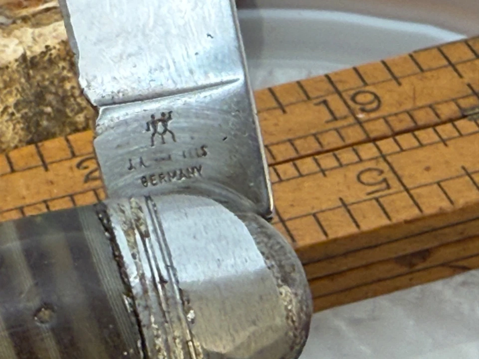 Vintage JA Henckles H B 5 Large Toothpick Single Blade Folder Rarer--2551.25 - Image 4 of 4