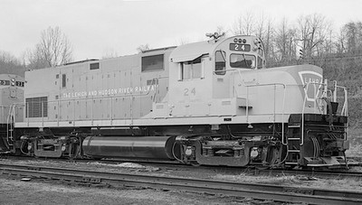 Lehigh & Hudson River Alco C420 24 Bethlehem, PA, 9. April 1964 8 x 10 Foto