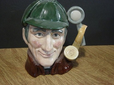 VINTAGE ROYAL DOULTON TOBY MUG LARGE THE SLEUTH D6631 COPR 1972 MADE IN ENGLAND