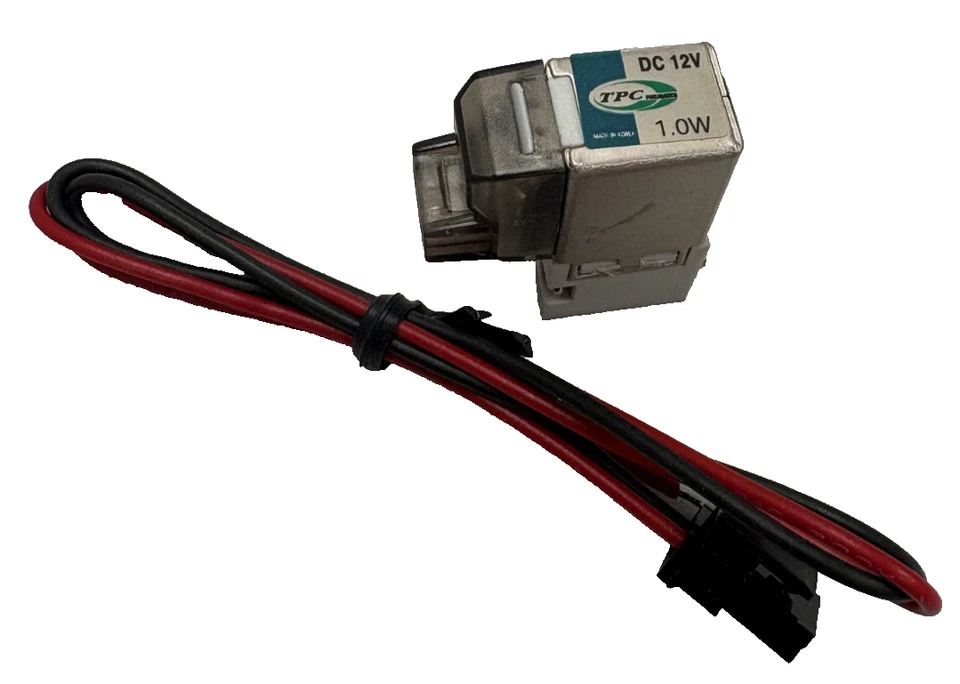 TPC 12v 1.0w Solenoid Coil c/w cable and screws - Image 3 of 3