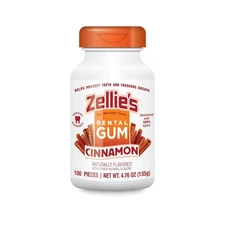 Zellie's | 100% Xylitol Cinnamon Chewing Gum | No Aspartame, Gluten Free,... 