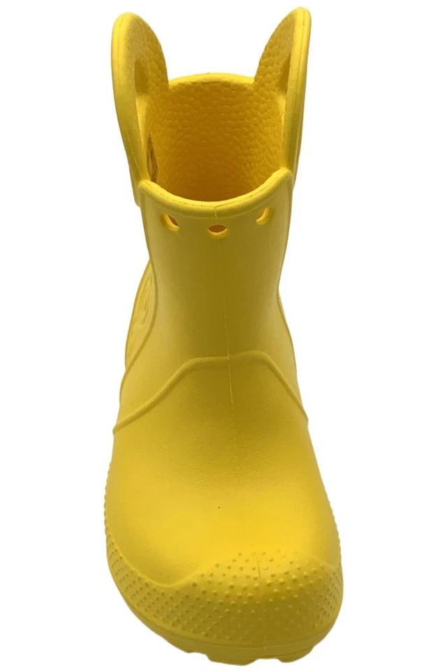 Crocs Niño Pequeño Unisex Mango Gráfico Bota de Lluvia Amarilla Foto 2 de 3