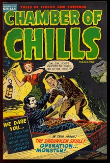 Chamber of Chills #5 Pre Code Horror Golden Age Harvey File Copy Comic 1952 FN