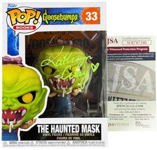 Kathryn Long signed Funko Pop Carly Beth Caldwell Goosebumps Haunted Mask JSA