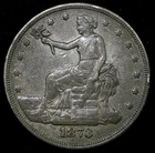 1873 $1 US Trade Silver Dollar XF #E14
