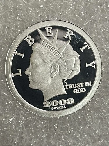 Rare! 2008 Norfed Proof 1/10th Oz .999 Fine Silver Round