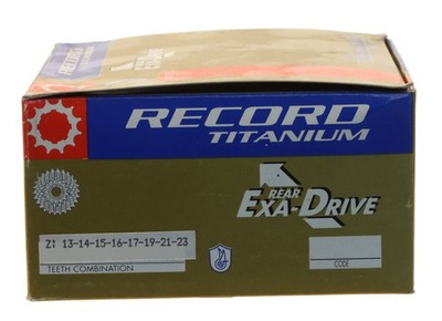 Campagnolo Record Titanium 8 Speed Cassette 13/23T Exa-Drive NOS