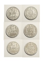 1940 Spain 5 Centimos-10 Centimos-1941 Spain 5 Centimos(3 coins)