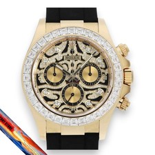 Rolex Cosmograph Daytona Bezel Diamond 8P Diamond 116588TBR Black Lacquer