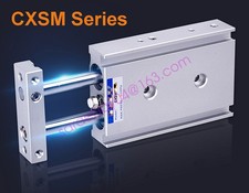 CXSM25x10/15/20/25/30~200mm Pneumatic Dual Rod Cylinder Double Acting SMC Type