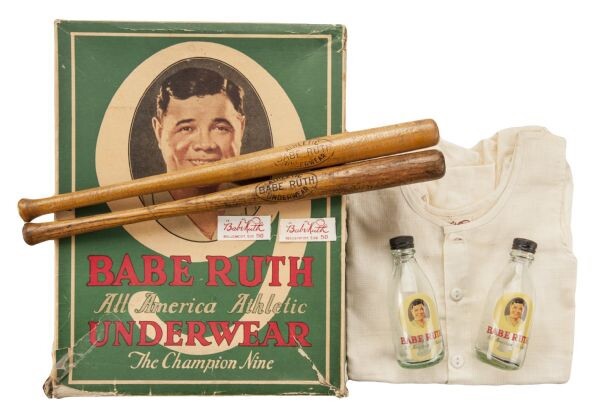 BATTE DE BASEBALL BOIS / BABE RUTH U.S.A * TRES RARE