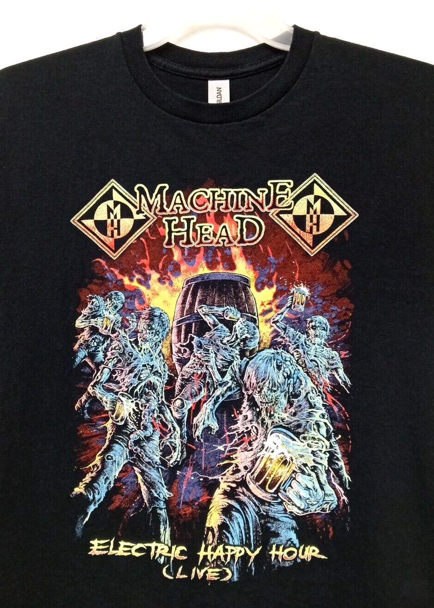 Machine Head CONCERT T-SHIRT Mens Medium 2022 ELECTRIC HAPPY HOUR Machine Head CONCERT T-SHIRT Mens Medium 2022 ELECTRIC HAPPY HOUR