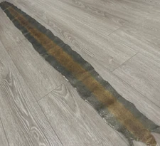 Green Natural Genuine Anaconda Snakeskin Leather real hide snake skin python 313