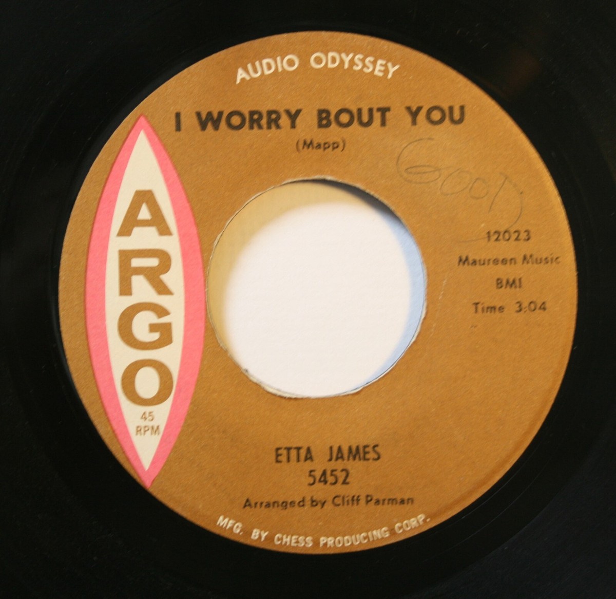 ETTA JAMES No Soul 45rpm I Worry Bout You b/w Two Sides To