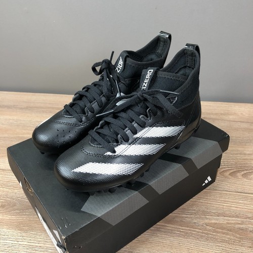 Adidas Adizero Impact. 2 Big Kids Football Cleats Size 2.5 Black/ White IF2519