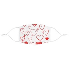 Hearts Fabric Face Mask