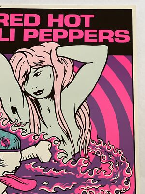 KOZIK RED HOT CHILI PEPPERS ポスター Red Hot Chili Peppers Primus Original 1989 Concert Poster