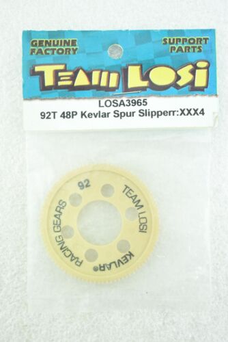 Team Losi 92T 48P Spur Gear Kvlar® Slipper XXX4 XXX-4 LOSA3965 A-3965 G+ TLR - Afbeelding 1 van 2