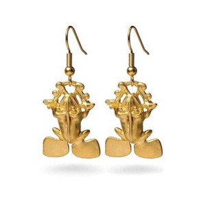 Authentic Golden Amphibian Talismans Of Pre- Columbian Fertility And Renewal